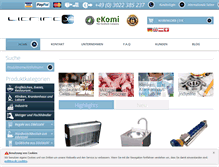 Tablet Screenshot of lioninox.de